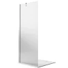 Paroi douche Walk In 86CM H190 Verre Transparent avec Traitement Anticalcaire mod. Flip