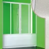 Paroi Pare-Baignoire 170 CM en acrylique mod. Plutone 2 avec ouverture centrale