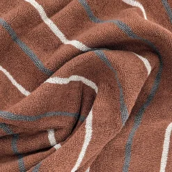 Parure de bain 5 pièces BOLD éponge en 100% marron Terracotta