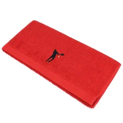 Parure de bain 8 pièces coton 550g/m2 PURE TENNIS Rouge