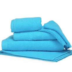 Parure de bain 6 pièces PURE Bleu Océan 550g/m2