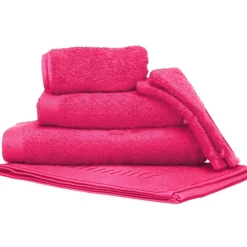 Parure de bain 6 pièces PURE Fuchsia 550g/m2