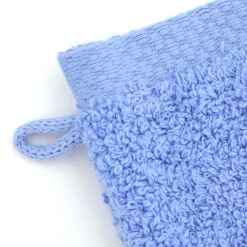 Parure de bain 6 pièces PURE Bleu Mer 550g/m2