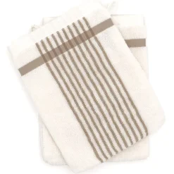 Parure de bain 6 pièces RIBBON beige