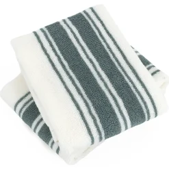 Parure de bain 6 pièces RIBBON II vert