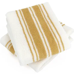 Parure de bain 6 pièces RIBBON II jaune