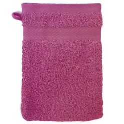 Parure de bain 5 pièces ROYAL CRESENT Rose Vin 650g/m2