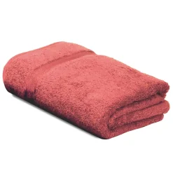 Parure de bain 7 pièces ROYAL CRESENT Rouge Terre Cuite 650g/m2