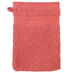 Parure de bain 7 pièces ROYAL CRESENT Rouge Terre Cuite 650g/m2