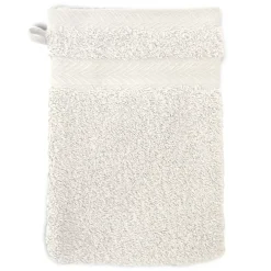Parure de bain 7 pièces ROYAL CRESENT Blanc Crème 650g/m2