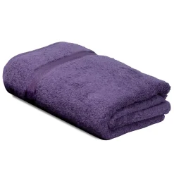 Parure de bain 5 pièces ROYAL CRESENT Prune 650g/m2
