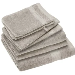 Parure de bain coton 550g/m2 NAÏA par lot de 7 beige Lin
