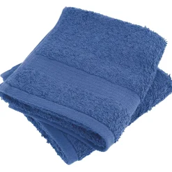 Parure de bain LUXOR 5 pièces bleu