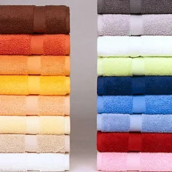 Parure de bain LUXOR 5 pièces bleu