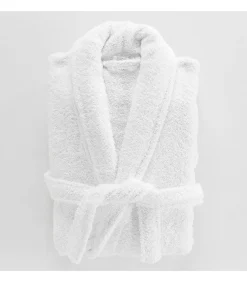 Peignoir Mixte Éponge Col Châle Uni - Tendresse 500 g,m² - Blanc