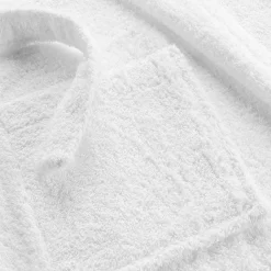 Peignoir Mixte Éponge Col Châle Uni - Tendresse 500 g,m² - Blanc