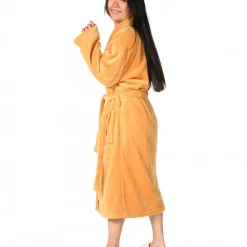 Peignoir polaire mixte chaud & doux Caramel XL KOMO