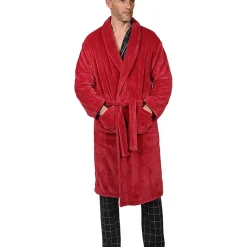 Peignoir polaire mixte chaud & doux Cardinal M KOMO