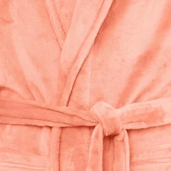 Peignoir polaire mixte chaud & doux Rose Thé M KOMO