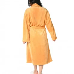Peignoir polaire mixte chaud & doux Caramel M KOMO