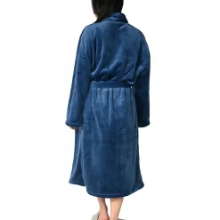 Peignoir polaire mixte chaud & doux Denim M KOMO
