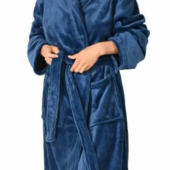 Peignoir polaire mixte chaud & doux Denim XL KOMO