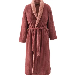 Peignoir polaire mixte côtelé ultra chaud Terre Brulée 5 - XXL NOTTING HILL