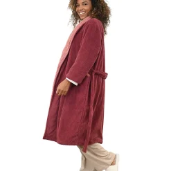 Peignoir polaire mixte côtelé ultra chaud Terre Brulée 5 - XXL NOTTING HILL