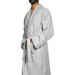 Peignoir éponge homme-femme col châle 400 g/m² Blanc M STUDIO