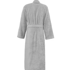 Peignoir éponge homme-femme col châle 400 g/m² Gris Perle XL STUDIO
