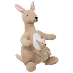 Peluche Kangourou XL (45x60 cm - Beige)