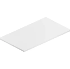 Plan de toilette blanc L.90 x l.51,5 x ép.2 cm, Pura+