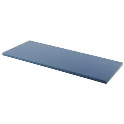 Plan de toilette bleu mat L.120 x l.45 x ép.2,8 cm, GoodHome Perma