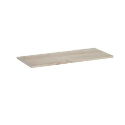 Plan de toilette faible profondeur effet chêne artisan L.90 x l.38 x ép.1,8 cm, Calao