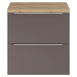 Plan de toilette GoodHome Hartland L. 60 cm chêne