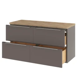 Plan de toilette GoodHome Hartland L. 120 cm chêne