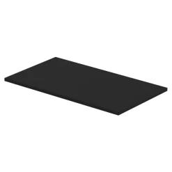 Plan de toilette L.80 x l.45 x ép.18 cm noir mat Kentia