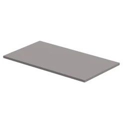 Plan de toilette L.80 x l.45 x ép.1,8 cm, beige cachemire, Kentia