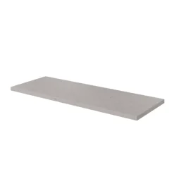 Plan de toilette L.120 x l.45 x ép.2 cm effet granite gris Cadélia