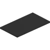 Plan de toilette noir mat L.90 x l.51,5 x ép.2 cm, Pura+