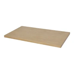 Plan de toilette placage chêne L.80,4 x l.45,2 x ép.2,8 cm, GoodHome Perma