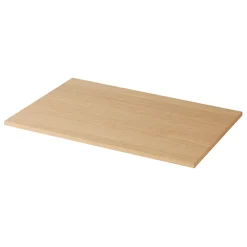Plan de toilette placage chêne L.80 x l.45 x ép.1,8 cm GoodHome Avela