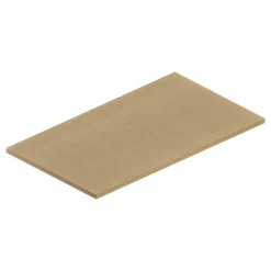 Plan de toilette plaqué chêne miel L.90 x l.51,5 x ép.2 cm, Pura+