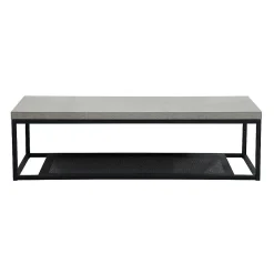Plan de toilette suspendu WILL -Ep. 3,8cm L120cm + structure métal