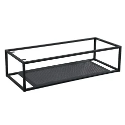 Plan de toilette suspendu WILL -Ep. 3,8cm L120cm + structure métal