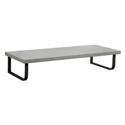 Plan de toilette suspendu pour vasque WILL - 120 cm avec équerres noires