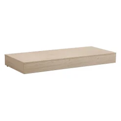 Plan de toilette suspendu pour vasque WILL - 120 cm - Ep. 12 cm - Décor Chêne