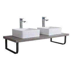 Plan de toilette suspendu pour vasque WILL - 120 cm - Ep. 3,8 cm