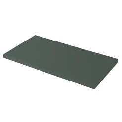 Plan de toilette vert mat L.80,4 x l.45,2 x ép.2,8 cm, GoodHome Perma