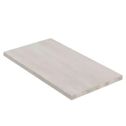 Plan de toilette 91x49x3 cm T-BATH hydrofuge placage frêne naturel